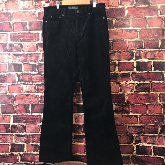 Ralph Lauren black corduroy pants Size 6 - Picture 3 of 8